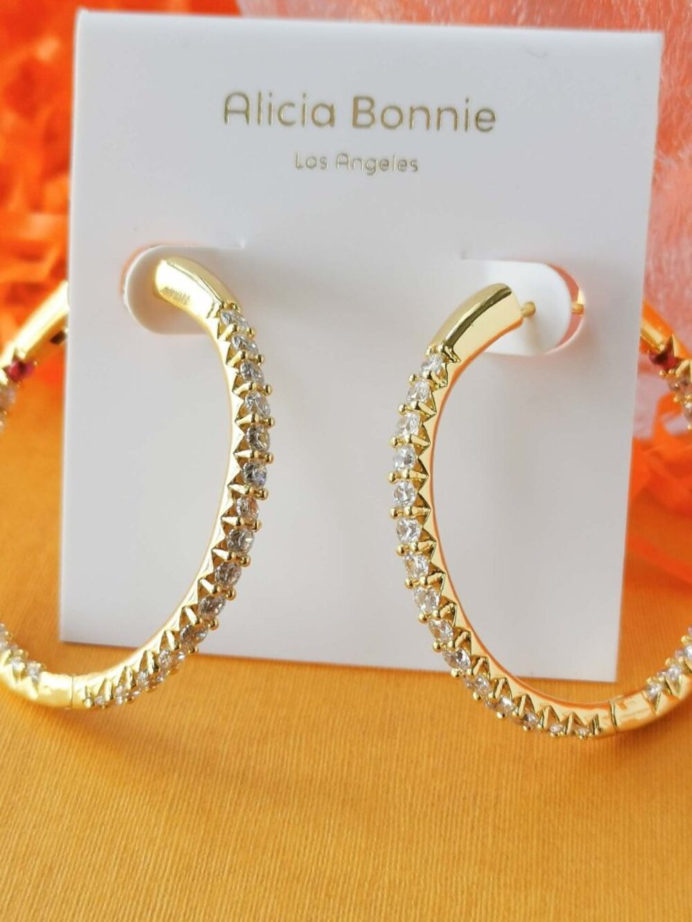 Alicia Bonnie Twinkle Delight Large Hoop Earrings